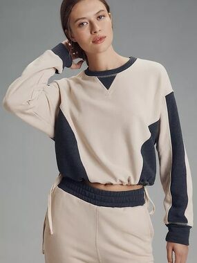Sundry Colourblock Pullover Sweatshirt size small